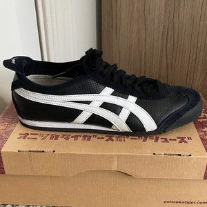 Asics Onitsuka Tiger Mexico 66 Black/White Womens 8